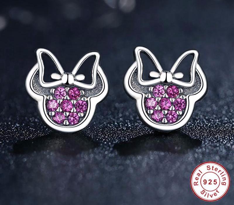 Sterling Silver Mickey Earrings