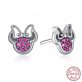 Sterling Silver Mickey Earrings