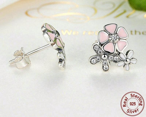 Sterling Mickey Stud Earrings